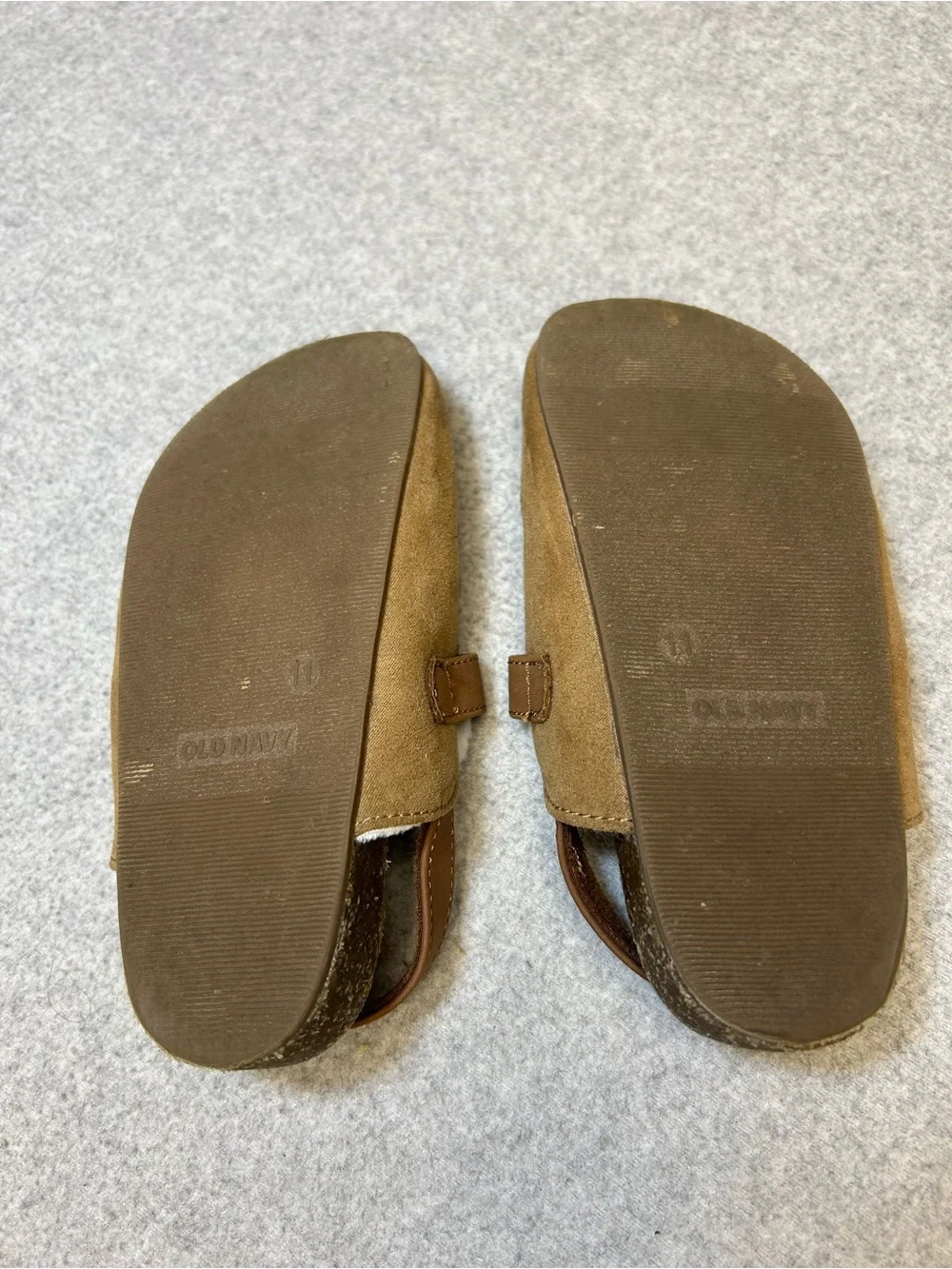Old Navy Faux-Suede Clogs for Toddler Girls Tan Size 11